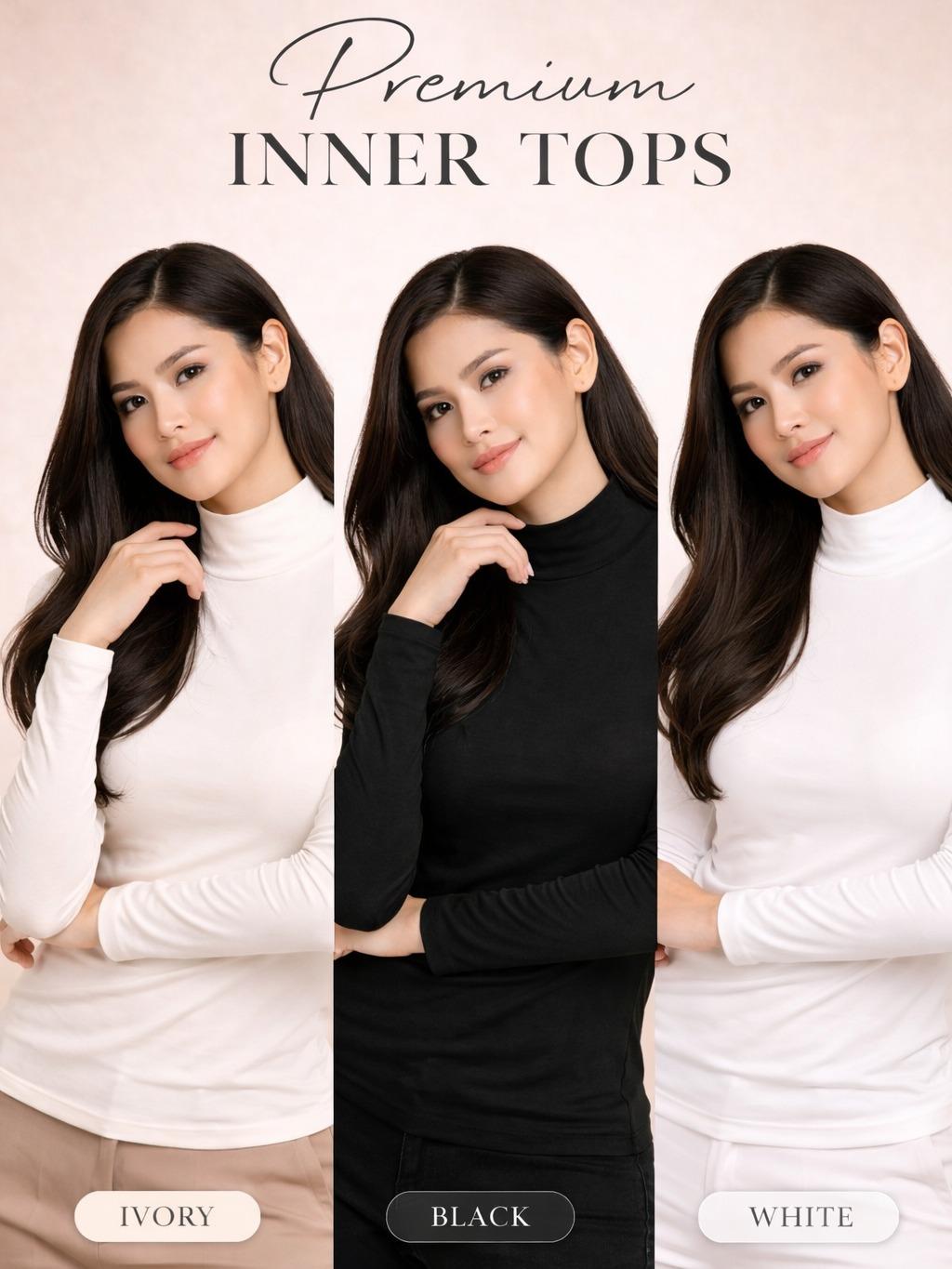 Premium Manset Rayon Half Neck Inner Bassic