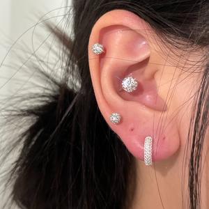 EAR PARTNER-女性用イヤリング、耳骨スタッズ、ハイエンドのコチレアスタッズ、ラインストーンイヤリング、ファッションイヤリング（eh-1858、lmeh-0016）