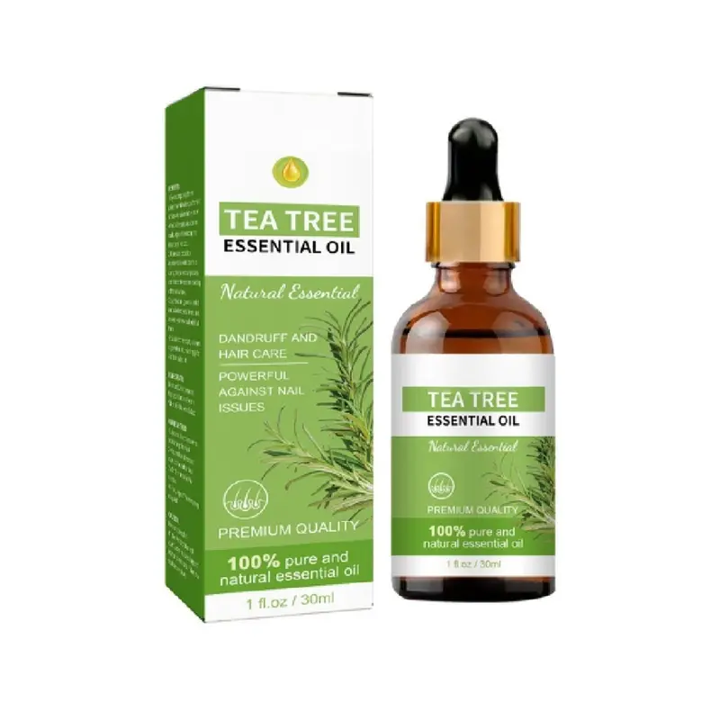 Tea Tree Oil memperbaiki rambut, melembabkan kulit wajah, menghidrasi dan memperbaiki jamur kuku Perawatan Teh Tetes Essence Kering Memutihkan Melembutkan Berminyak Memudarkan Muka 0