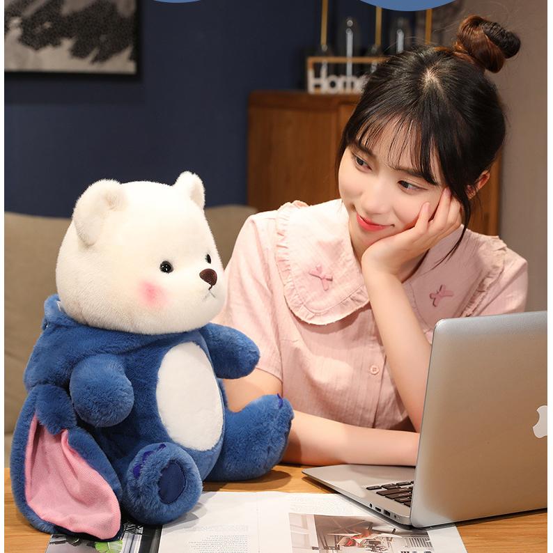  Đồ Chơi Nhồi Bông Gấu Bông Gấu Dâu Tây Gấu  Búp Bê Hoạt Hình Dễ Thương Gối Sofa Thích Hợp Làm Quà Tặng Sinh Nhật Cho Trẻ Em tiem gau thỏ bảy màu lena baby lotso kigui stitch gấu  stitch  khổng  lồ gấu  dâu  khổng  lồ gấu  bông  lena gau  dau 