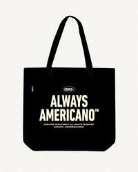 Gambar The Goods Dept - Tote Bag Always Americano Black dari The Goods Dept Kota Administrasi Jakarta Pusat 1 Tokopedia