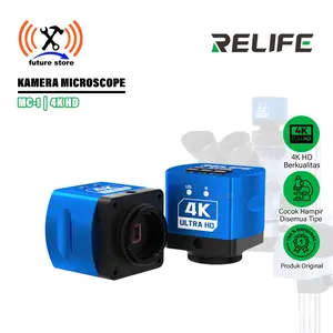 RELIFE MC1 4K FOR CAMERA  MICROSCOPE HD TRINOCULAR ORIGINAL - KAMERA MIKROSKOP MICROSCOPE 4K HD - KAMERA MICROSCOPE JERNIH BENING HDMI - KAMERA MICROSCOPE TEKNISI ELEKTRONIK