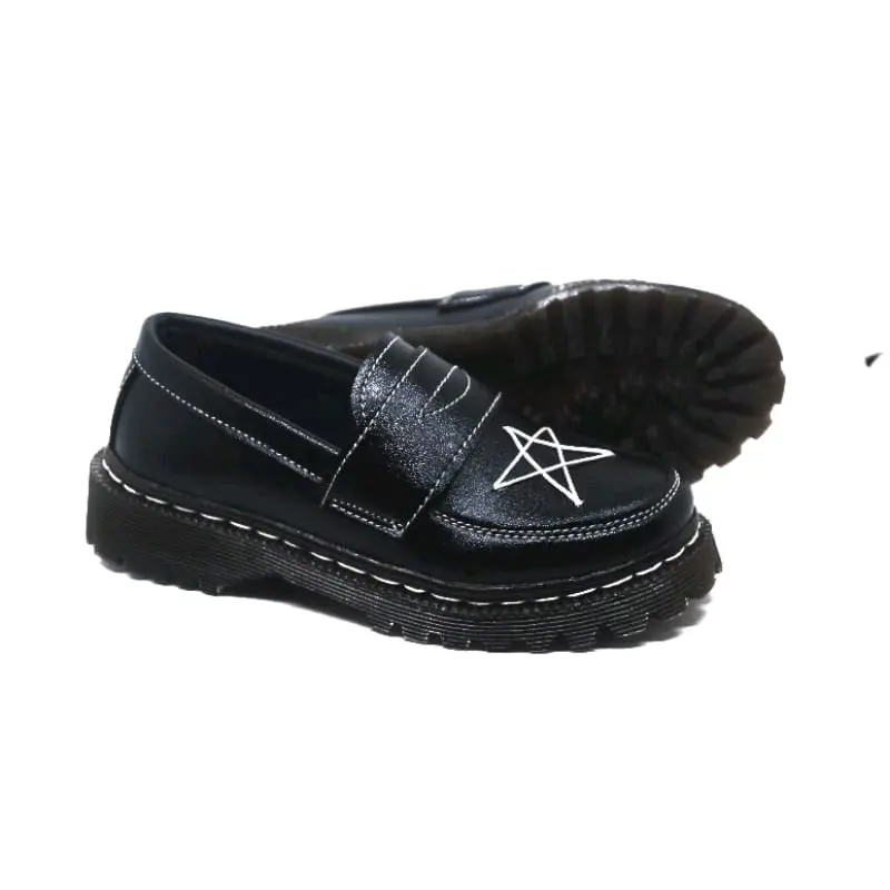 Sepatu Anak Laki Laki Almairah Dockmart Vintage Star Kids Pantofel Model Star Kids - Fashion Kaki Motif 2