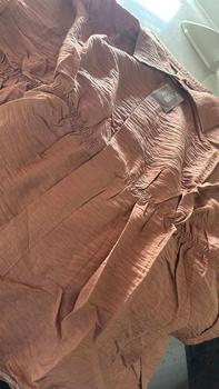 Product Review of KEMEJA LINEN WANITA LENGAN PANJANG CASUAL LD 120 / BAJU ATASAN KEMEJA KERUT DEPAN OVERSIZE KOREAN STYLE / ALYA SHIRT KEKINIAN (COD) from P**a 0