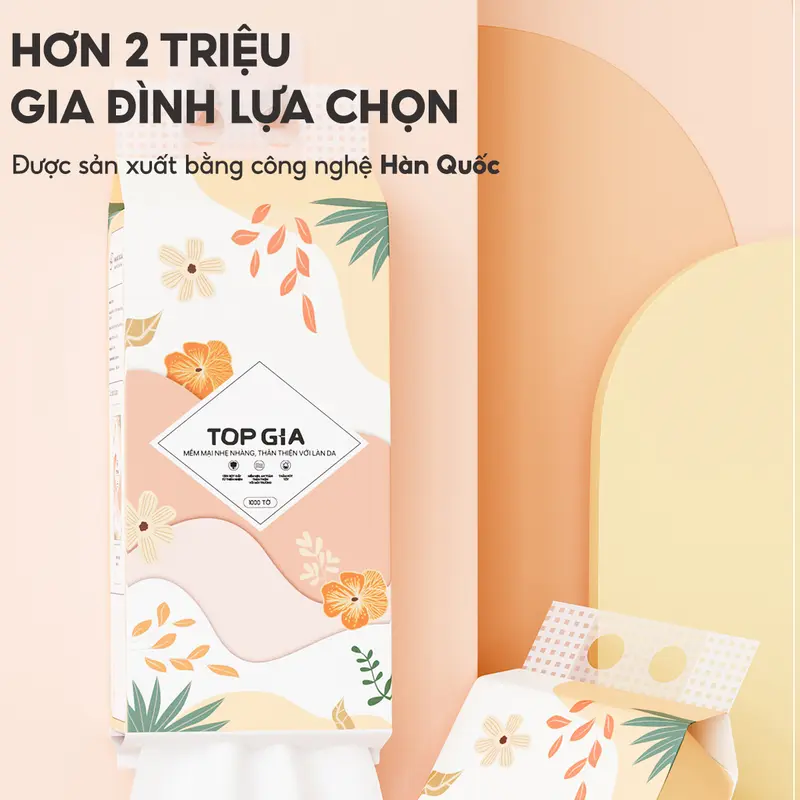 (SIÊU MỀM MỊN - SIÊU TIẾT KIỆM) Thùng 6 Bịch Khăn Giấy Rút Đáy Tiểu Hạ TOP GIA 4 Lớp Mềm Mịn, Thành Phần Bột Gỗ Tự Nhiên Thân Thiện An Toàn, Khăn Giấy Vệ Sinh 1000 tờ,4 lớp Tặng 2 móc treo tiện Giấy Vệ Sinh giấy rút  ĐẠT QUY CHUẨN CỦA BỘ CÔNG THƯƠNG VTG86