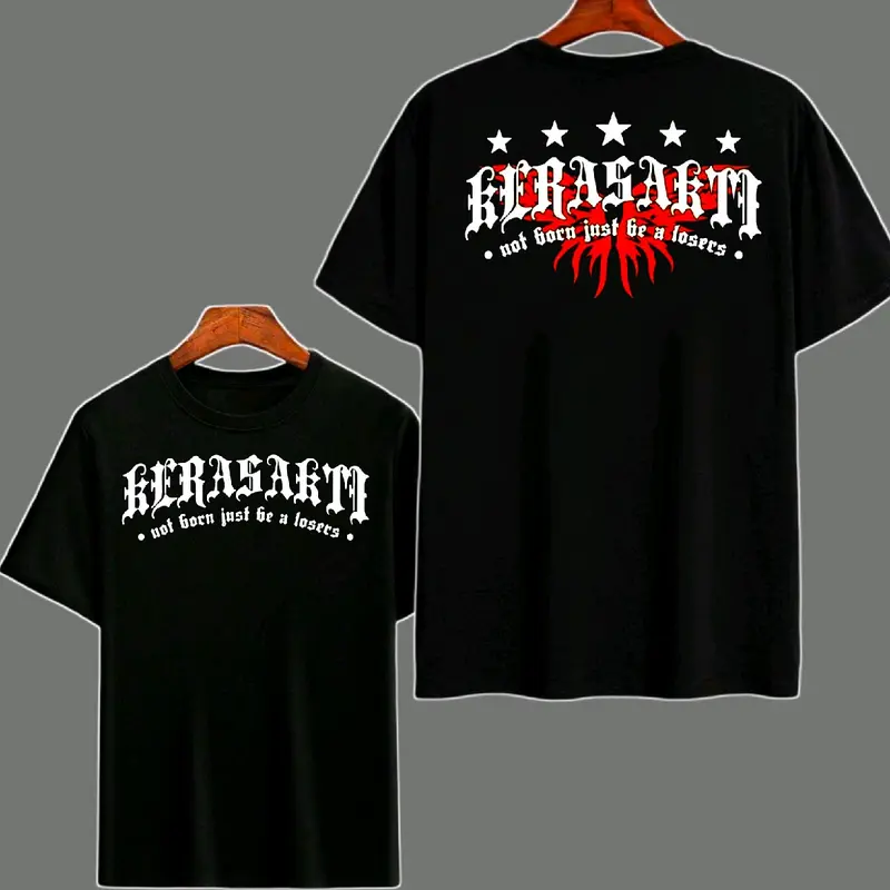 kaos distro ikspi KERA SAKTI  sedulur papat kalimo pancer / Tshirt kaos pasker ikspi terbaru High Pria Kain Katun Nyaman Keren 7