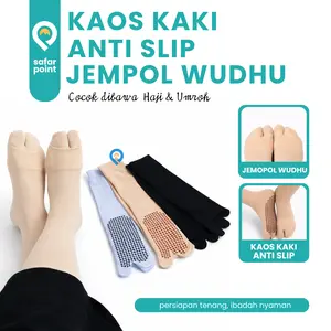 KK-JW Kaos kaki jempol wudhu, kaos kaki wudhu anti slip, kaos kaki anti licin sholat, kaos kaki muslimah, kaos kaki ibadah wanita