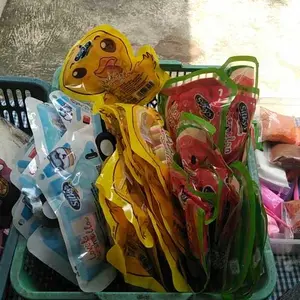 30 PCS MARSHMALLOW KARAKTER BONEKA BEBEK BENTUK HATI SEMANGKA – RASA MANIS DAN LEMBUT