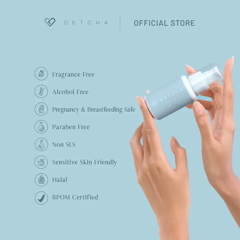 PALING LARIS! DETCHA Gentle Cleanser Sensitive Skin 1X Pakai Kulit Bersih Sampai Pori-Pori Tanpa Drama Ketarik 3