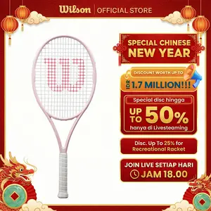 [MUST HAVE] Wilson Intrigue SE Recreational Tennis Racket Grip Size 2 Raket Tenis Bahan Fused Graphite (Strung) - WR169410U