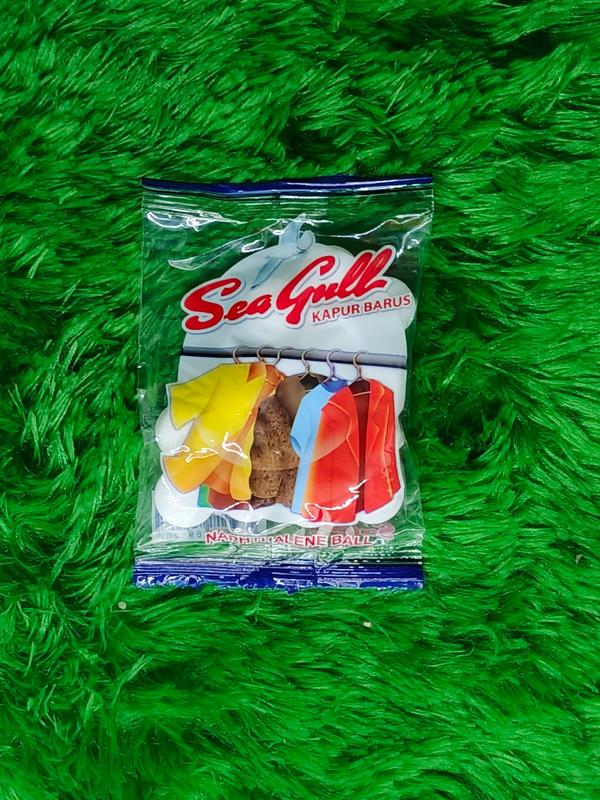 Kamper Seagull RENCENG PER PACK anti penghilang bau Naphthalene toilet ball kapur barus 24 PACK Putih 4
