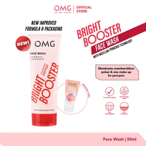 OMG OH MY GLAM PEACH GLOWING SERIES Membersihkan Mencerahkan Melembutkan