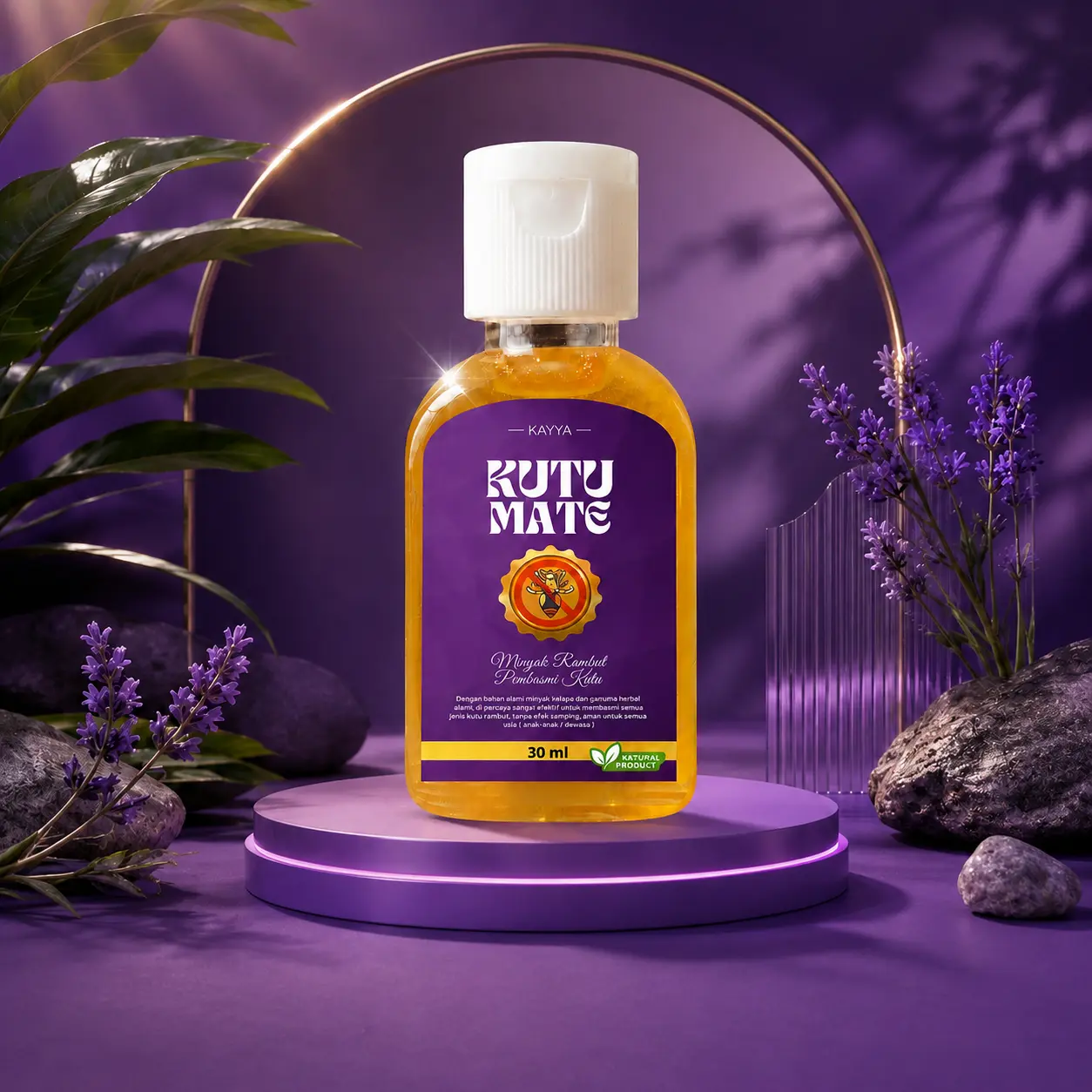 KAYYA  MINYAK KUTU RAMBUT - FLEA OIL