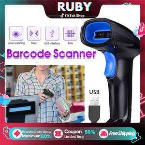 Scanner Barcode 1D AutoScan Support Scanner Wireless Bluetooth Cocok Untuk Keperluan Scan Barcode