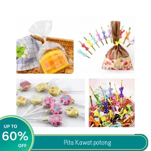Kawat Ikat Logam / Twist Tie – Penutup Kantong Makanan, Roti & Gift Bag 10cm / 15cm / 9m