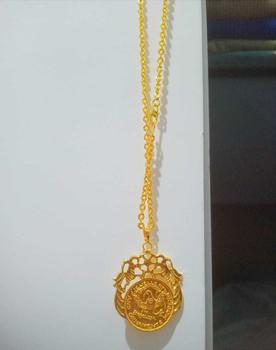 Product Review of Kalung Nuri Liontin Koin Terbuat dari bahan koin logam 1991-1992 Anti Karat from m**g o**l 0