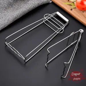 Alat Jepit Mangkok Piring | Capitan Penjepit Panci Kukusan Stainless Steel | Pengangkat Kukusan Anti Panas