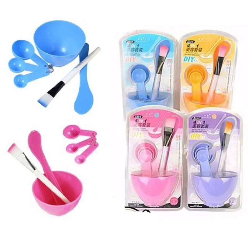 MANGKUK MASKER / MANGKOK LULUR SET 4IN1 MURAH / SET MANGKOK MASKER 4IN1 1