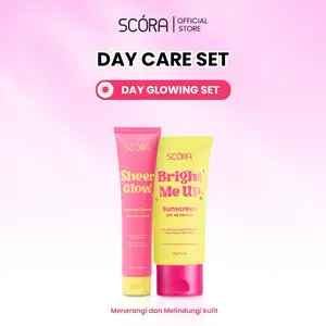 Scora Bright Me Up Sunscreen 40gr + Scora Sheer Glow Tone Up Cream 30gr