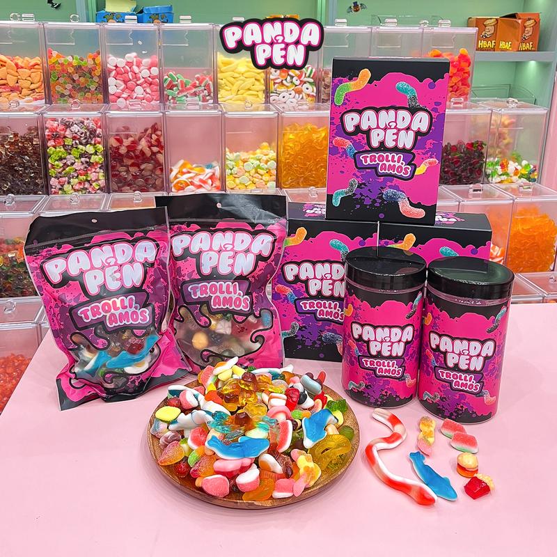 Kẹo dẻo ăn Vặt Panda Pẻn 44 mẫu Thức Ăn không chảy nước thương hiệu Đức kẹo sáp dẻo Candy Food