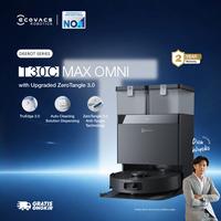 Gambar [NEW ARRIVAL] Ecovacs DEEBOT T30C MAX OMNI BLACK Robot Vacuum | Off peak charging | ZeroTangle 3.0 | ARClean Anti-tangle | Triple-V Anti-tangle | OZMO Turbo 2.0 dari Ecovacs Indonesia Kota Tangerang 1 Tokopedia