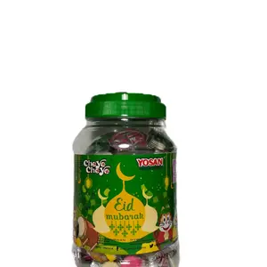 coklat choyo choyo cepuk isi 60 biji. coklat yosan cepuk. coklat toples viral murah. jajan lebaran favorit anak.