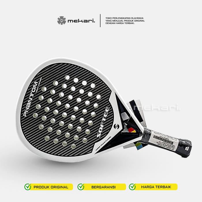 Gambar Raket Padel Softee Phantom Hybrid Large Sweet Spot Beginner Friendly Berat 350-370 Gram Inti EVA Soft Fiberglass Desain Spain dari Toko Mekari Olahraga Kab. Tangerang Tokopedia