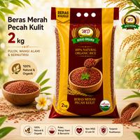Gambar MD Organic Red Rice Pecah Kulit 2kg dari MD Organic Store Kota Tangerang Selatan 1 Tokopedia