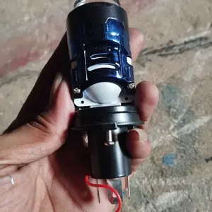 Biled H4 J02 CR7 Dual Lensa BLUELENS Socket H4 Mobil Motor Ac Dc 12-24 Volt Dengan Kipas Pendingin