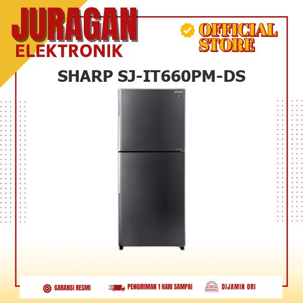 Gambar SHARP SJ-IT660PM-DS KULKAS 2 PINTU 502 LITER HYBRID COOLING SYSTEM IT660PMDS dari JURAGAN ELEKTRONIK JAKARTA Kota Administrasi Jakarta Barat Tokopedia