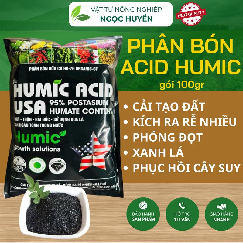 M117 Phân Bón Acid Humic USA Siêu Kích Rễ - Giải Độc - Hạ Phèn gói 100gr