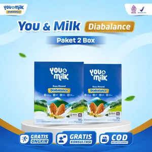 You&Milk Diabalance - Paket 2 Box Susu Almond Bantu Masalah Diabetes Gula Darah Kebas & Kesemutan Original
