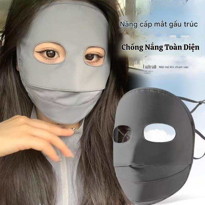  A20 Khẩu Trang Che Kín Mặt Chống Nắng Tia UV Khẩu Trang Cao Cấp 2 Lớp Mềm Mại Thoáng Mát 