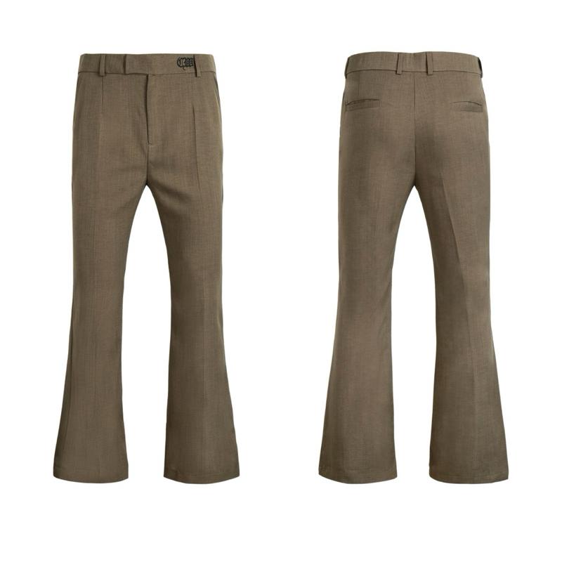 CHIVALRY Flare Pants In Desert Linen Tailoring & Made to Wear