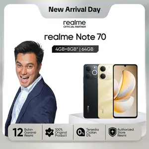 {BAIMWONG EXCLUSIVE} realme Note 70 4GB+8GB*|64GB | Titan Battery 6300mAh | Shock Resistance Military Grade | Ultra Slim Design
