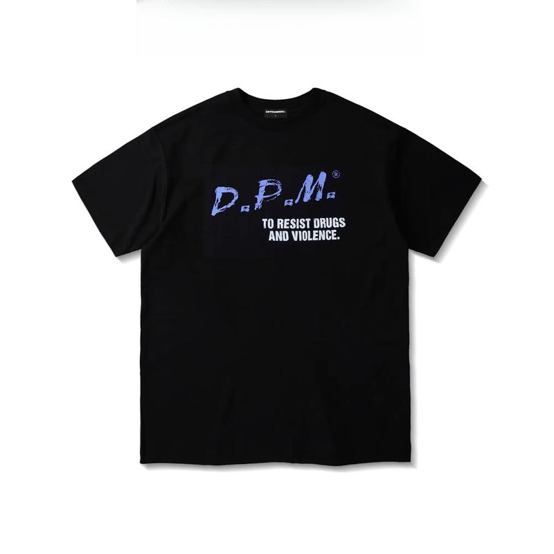 Áo Thun Unisex DAPPERANDMORE Counteract Form Rộng Oversize - Black