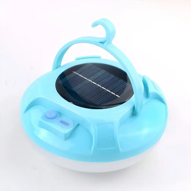 Lampu Emergency MAX POWER 300 Watt 400 Watt 600 Watt UFO Gantung Solar Panel Camping Lamp Cahaya PUTIH Super Terang Gantung Tahan lama Kemah camping Memancing 5