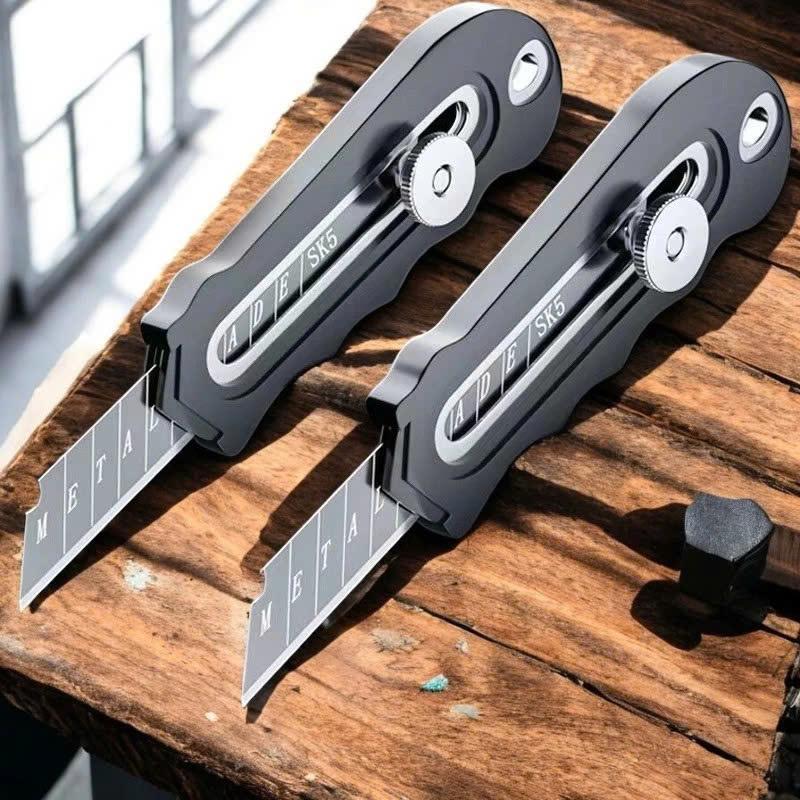  Dao Dọc giấy cán inon thép không rỉ bọc nhựa - Sử dụng lưỡi SK5 dễ dàng thao tác tháo lắp tiện dụng cho diy cắt giấy 