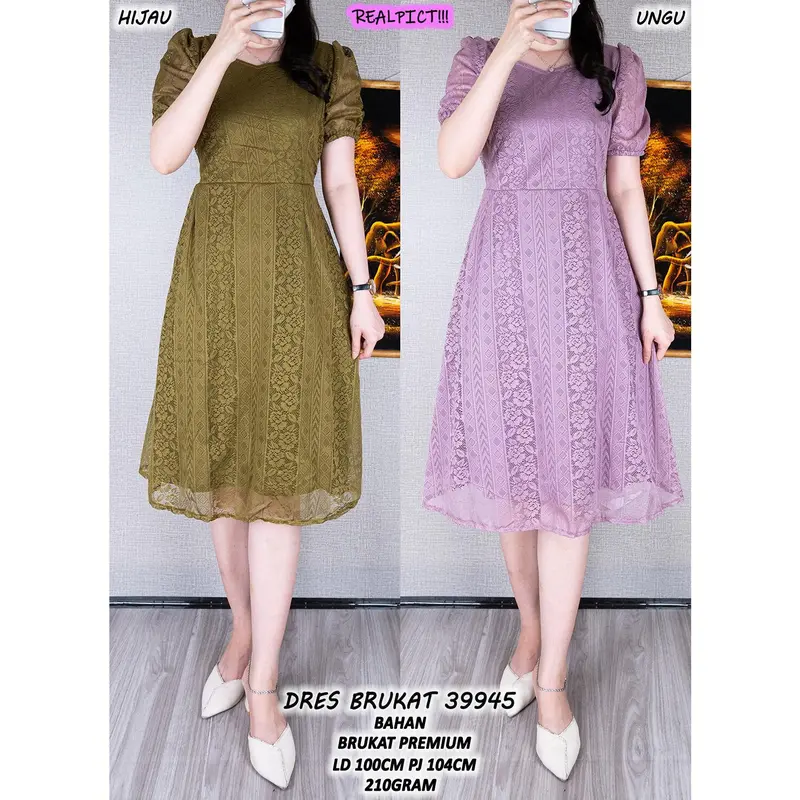 DRES BRUKAT 39945 #FASHIONVVIP 1