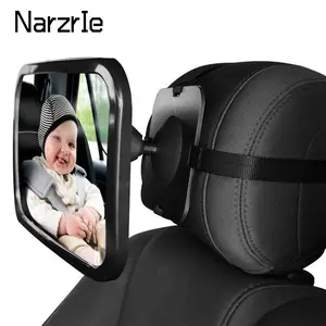 Car Mirror Adjustable Car Back Seat Rearview Facing Headrest Mount Child Kids Infant Safety Monitor Accessories