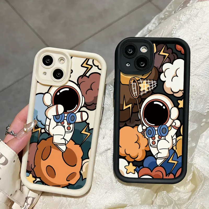 Casing Hp Untuk OPPO A7 OPPO A5s OPPO A12 OPPO A12S A11k Case HP Pola astronot kartun yang lucu Casing pelindung Softcase Kasing Kesing Silikon lunak baru cesing 2