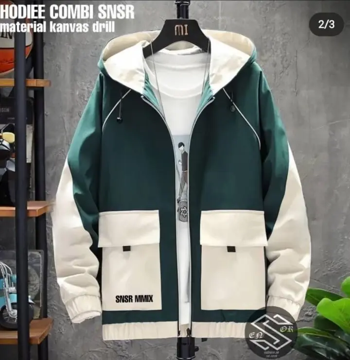 Jaket Hoodie Combi Kanvas Drill 5.1 0