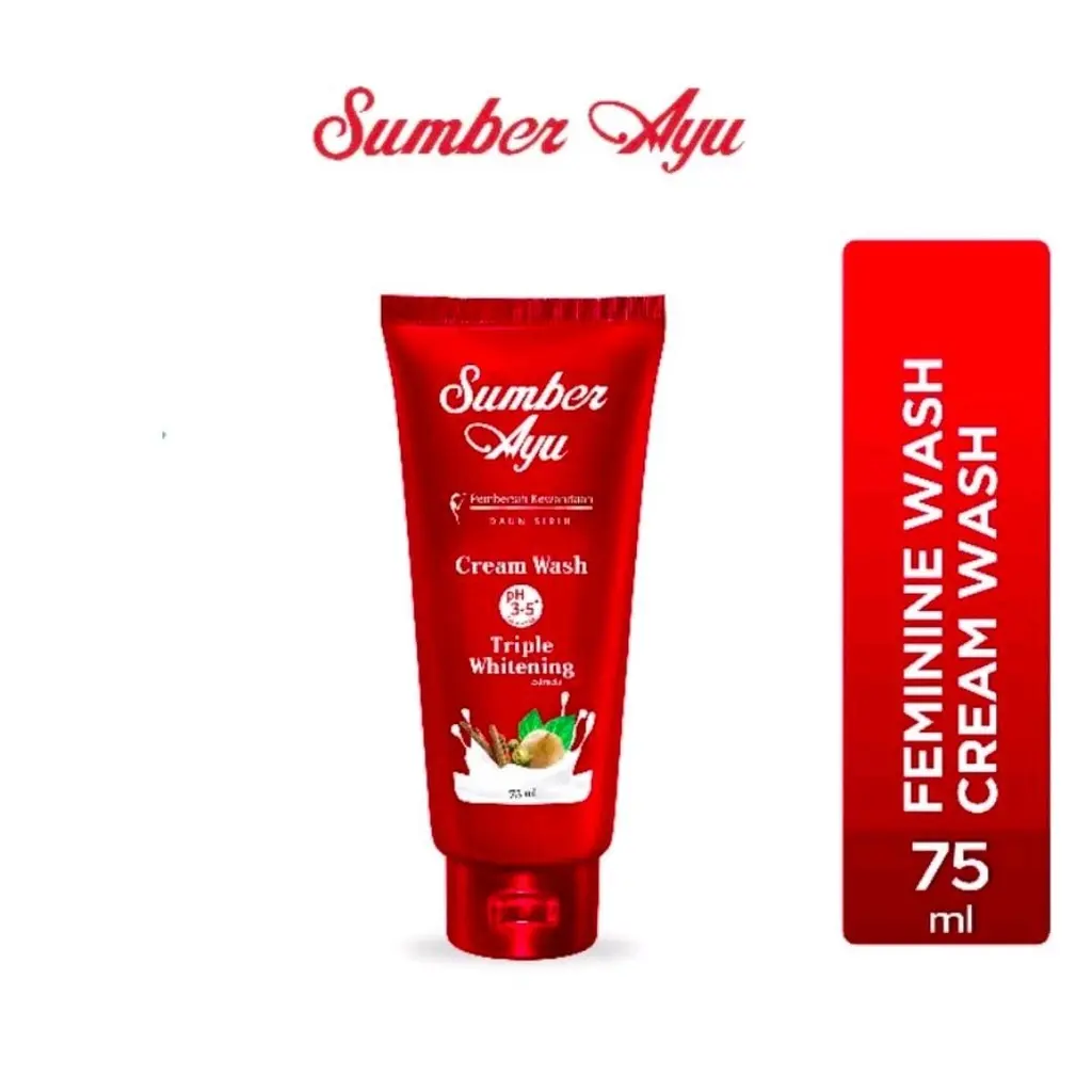 SUMBER AYU FEMININE HYGIENE CREAM WASH  (kemasan tube wrn merah)