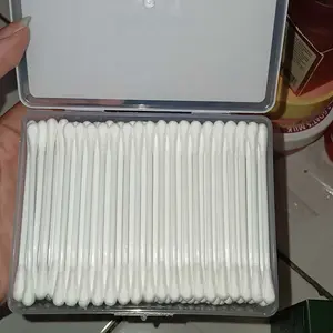 SELECTION Kapas Kecantikan Tebal, Tipis, Oval, Bulat | Cotton Bud | Korek Kuping Biru