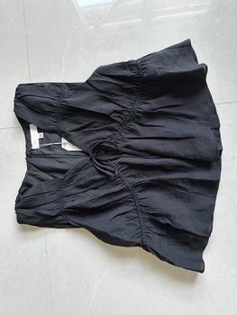 Product Review of Kelly Ruche Tie Blouse Black (Hollyhoque) from R**L 0