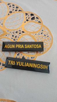 Product Review of NAMA DADA/NAME TAG AKRILIK RESIN FULL WARNA DAN LOGO WARNA from p**i 0