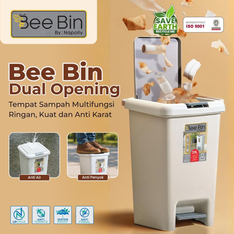 Napolly Tong Sampah Injak Premium BEE BIN DO - Tempat Sampah Pedal ...