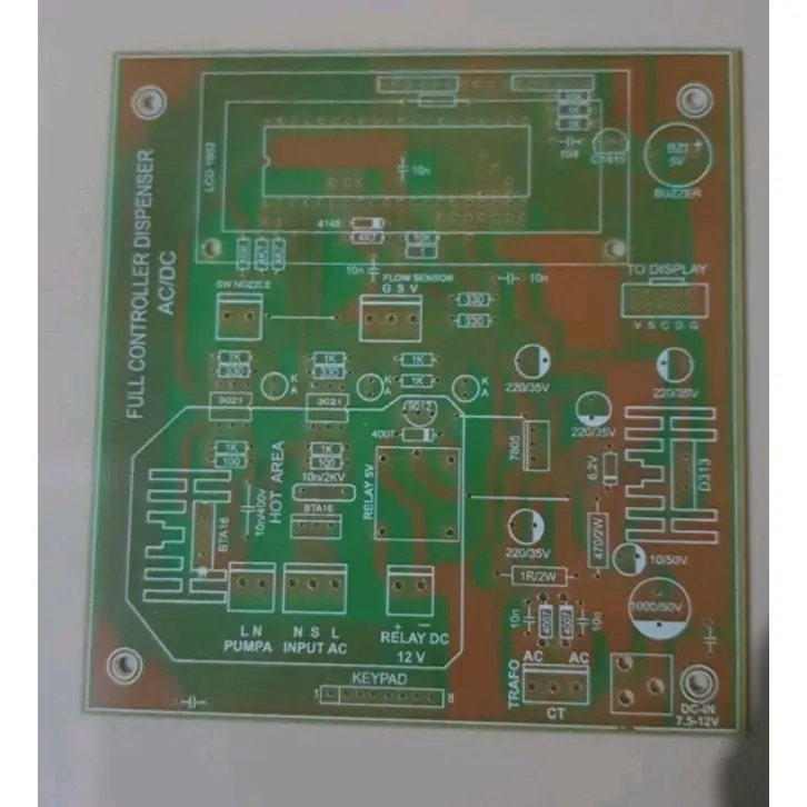 PCB CPU pom Mini AC/DC Bahan fiber berkualitas untuk mesin dispenser pertamini 3