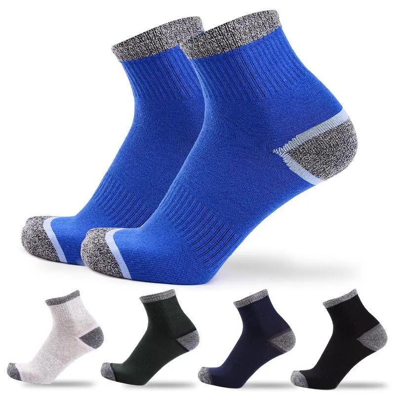 Elite Athlete Essential! Moisture-Wicking Crew Socks | Carbon Fiber Heel Grip & OdorLock Tech (Mid-Calf Compression for CrossFit/Marathon)