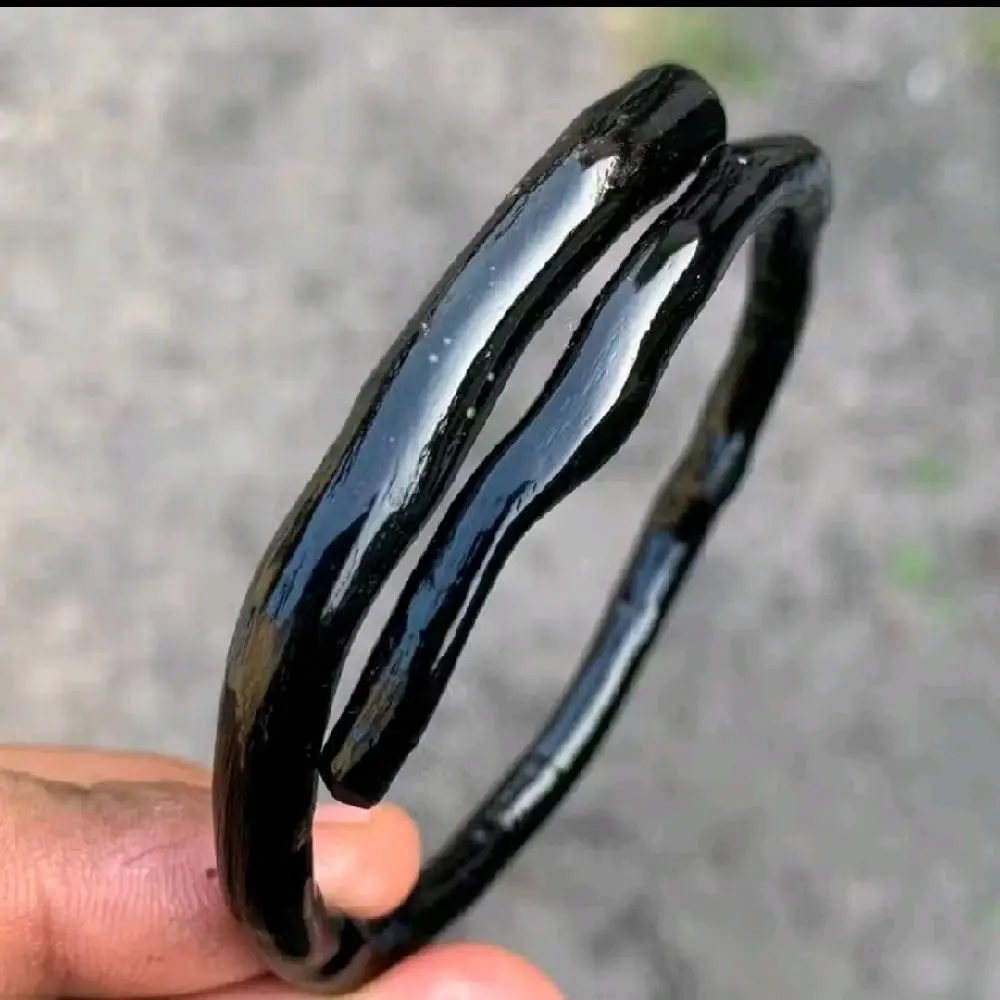 gelang akar bahar hitam original size kantoran
